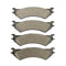 Rear Semi-Metallic Brake Pads Set For 2003-2007 Ford E-350 E-250 E-150 MKD802
