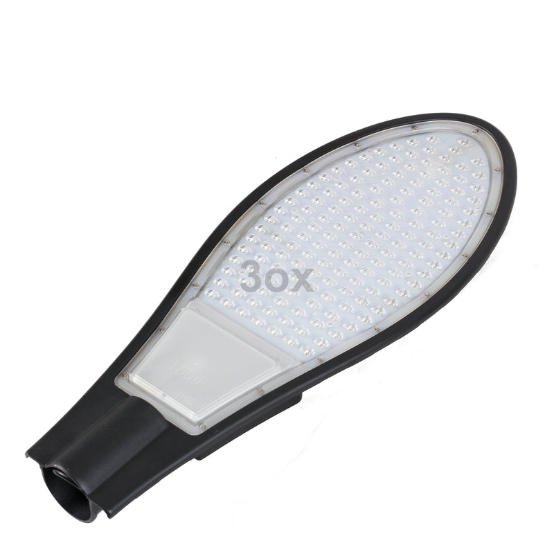 3ox LED Road Street Pole Light 15000LM 150W Floodlight Outdoor Cool White