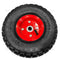 4 Pack 10 Inch Pneumatic Tire Wheels For Garden Carts Yard Dump Utility Wagon