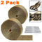 2 Pack 50ft 2inch Titanium Pipe Header Manifold Exhaust Heat Wrap Tape +Ties