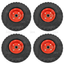 4 Pack 10 Inch Run flat Tubless Solid Rubber Foam Tire wheels For Dolly Wagon
