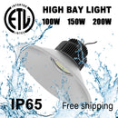 3ox 150W 200W LED High Bay Warehouse Lights Hanging Fixture Commercial Industrial Construction