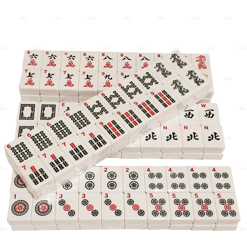3ox American Mahjong Set 166 Tiles 4 Rack Pushers Full Size Complete Mah jongg PRO